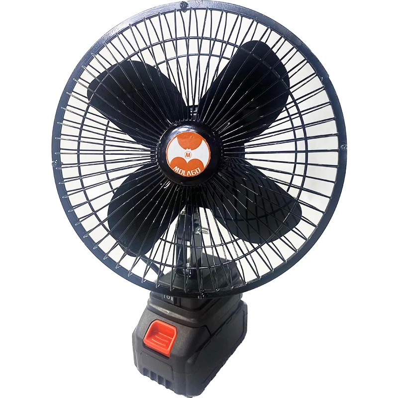 2024  4 8 12 inch Fishing Picnic  portable outdoor fan Metal   lithium battery fan