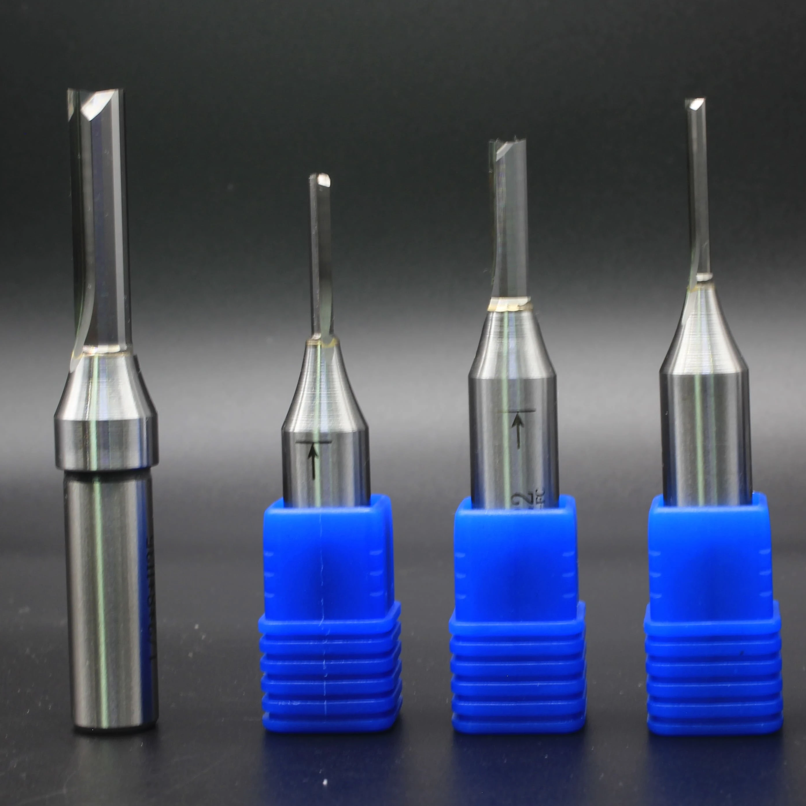 6mm Hardness HRA94.6 CNC Machining Woodworking Router Tct Bits 3 Flutes Tungsten Steel TCT Straight End Mills for Wood CNC