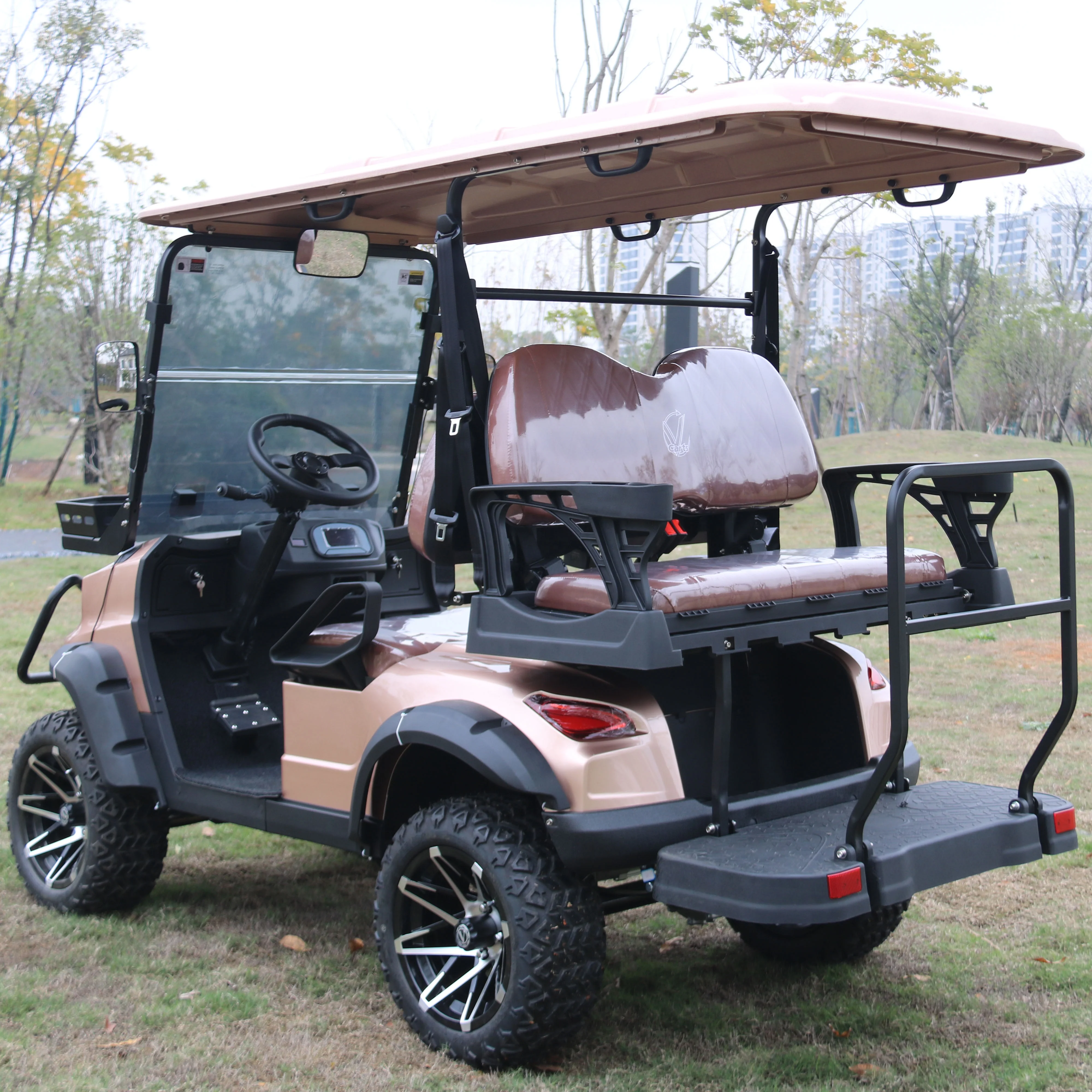 Hot Sale 4 Seater Customized High Performance Electric Patrol Car Sightseeing Shuttle Bus