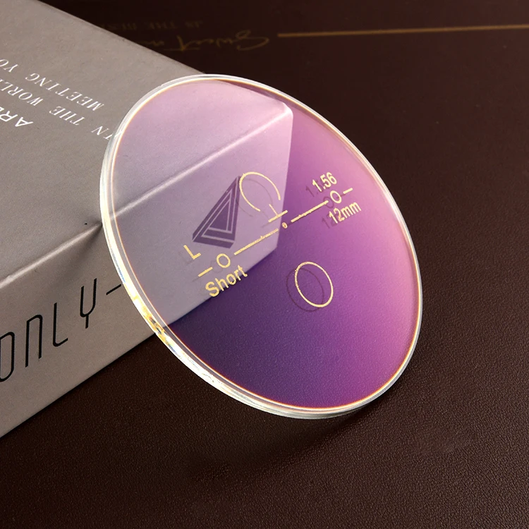 Оптовая продажа оптических линз цена 1,61 Асферические синие световые блоки анти-синие оптические линзы