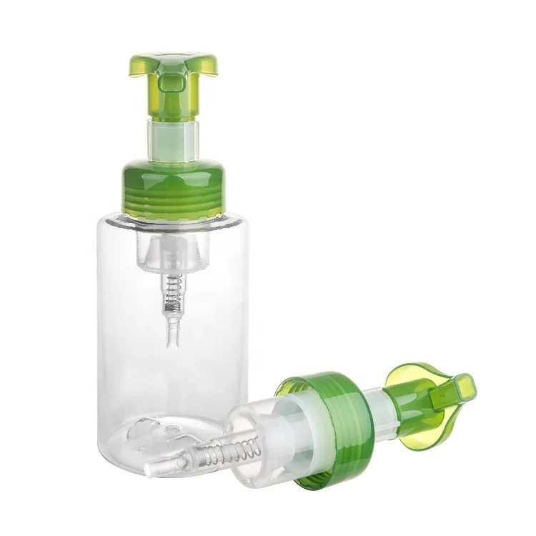 China factory 28/400 plastic bottle clear foaming soap pump silver