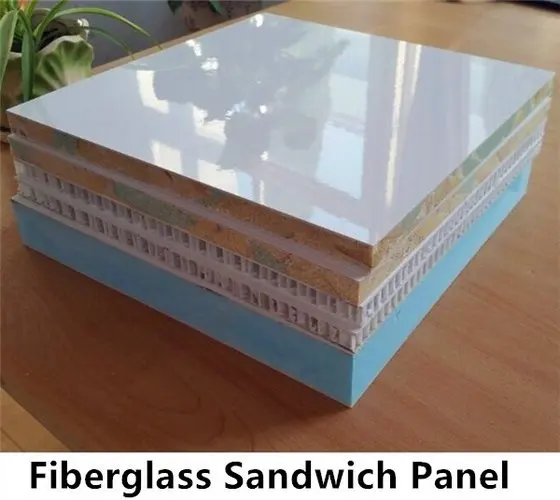 GRP FRP Fiberglass Composite Sandwich Foam Panels For Wall Roof Floor Panels
