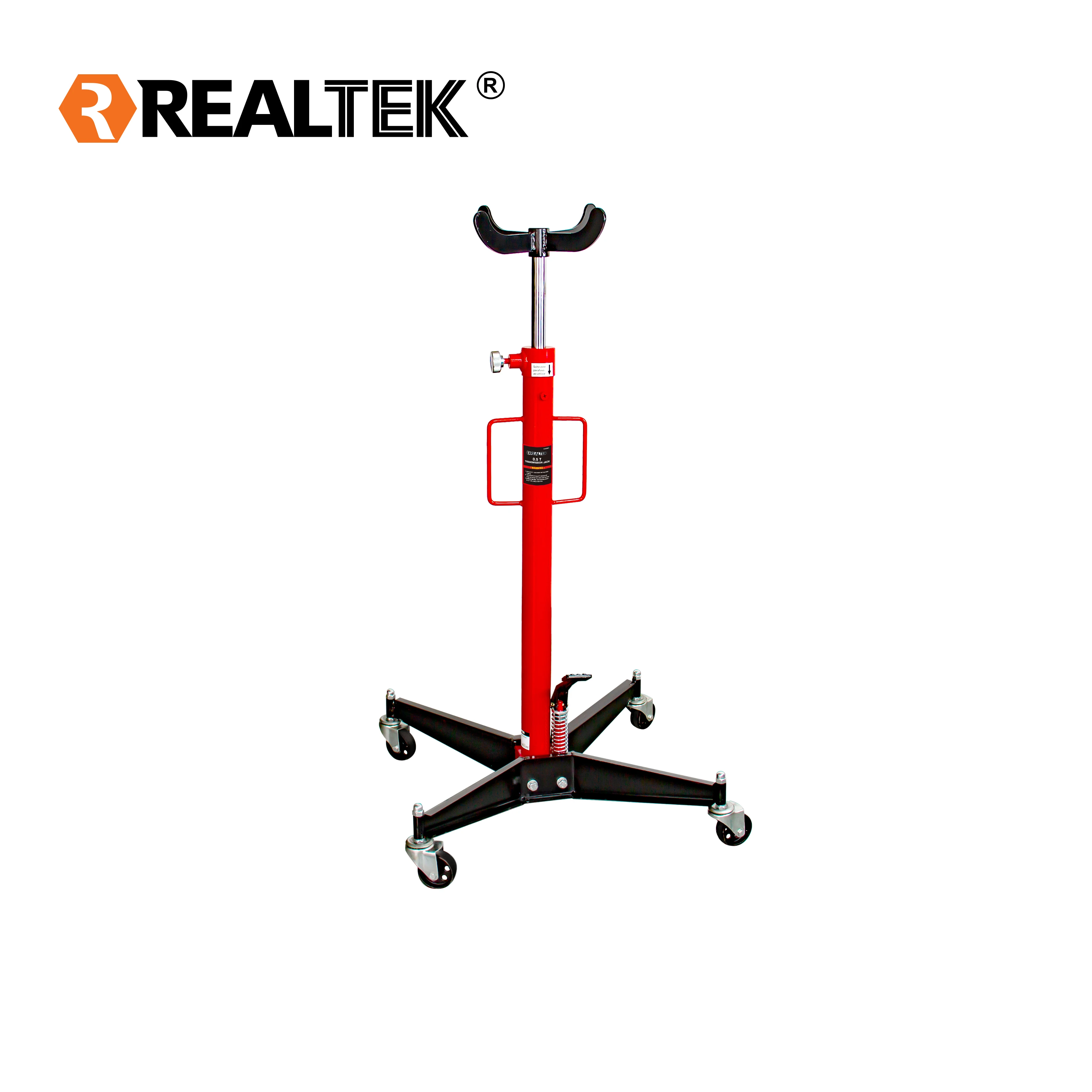 Realtek 0.5ton Load Capacity Telescopic Hydraulic Car Transmission Jacks With 360 Swivel Wheels