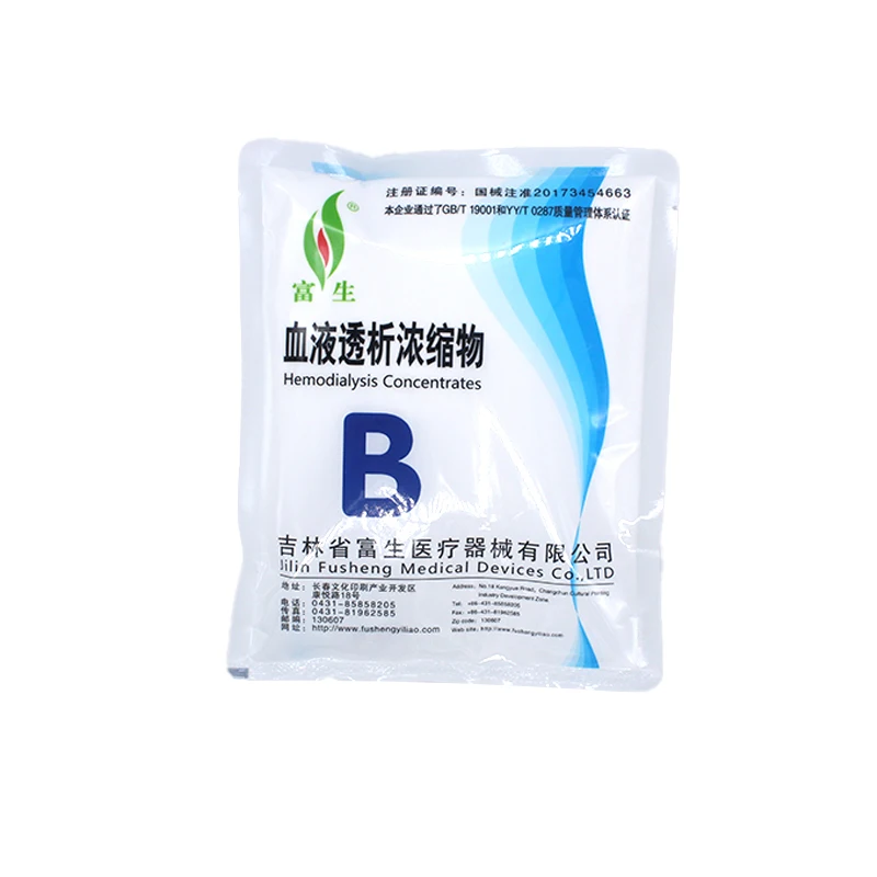 Concentre D Hmodialyse Medical Bicarbonate Cartridge Dialysis Powder Sodium Hemodialysis Concentrate