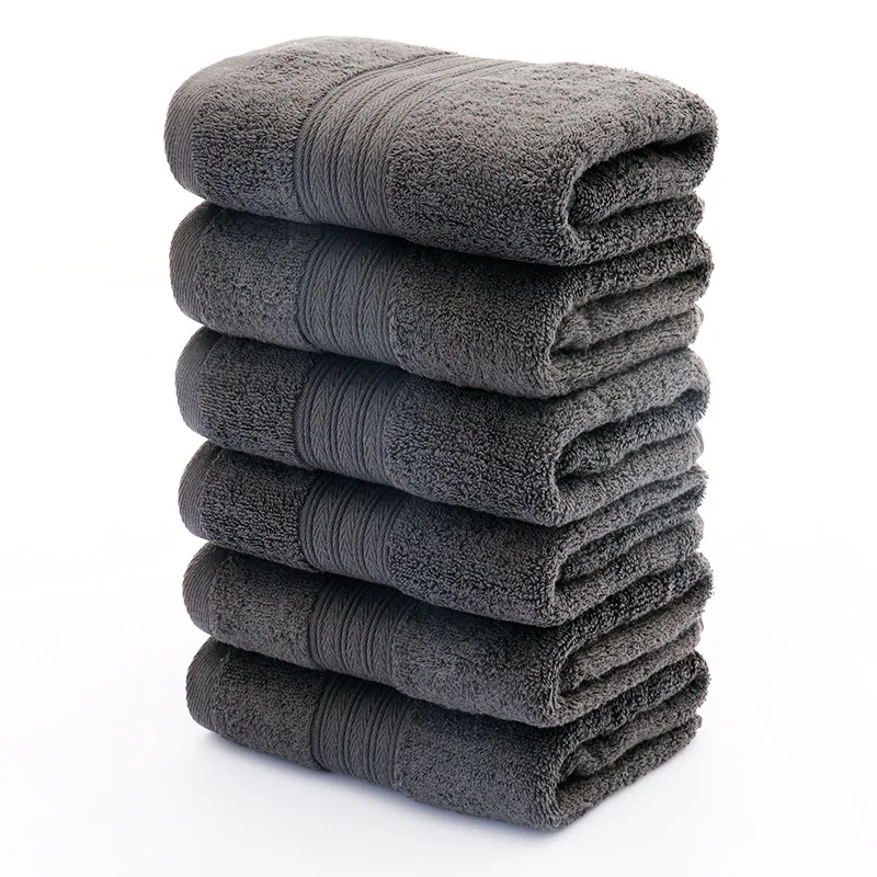 Custom Super Absorbent Lighter Weight 100% Cotton Towels Quicker Dry Bathroom Bath Towels for Home or Hotel