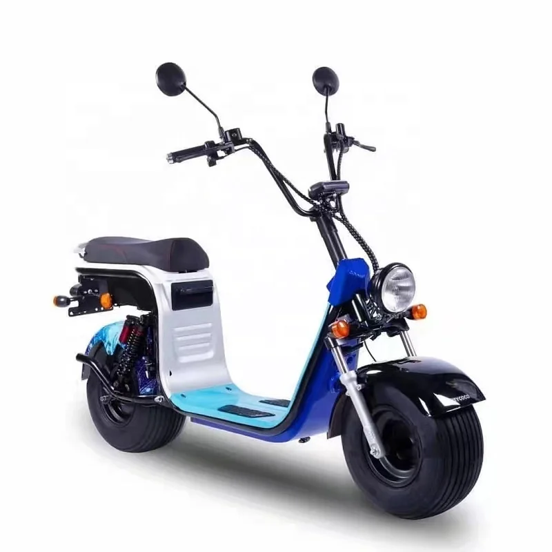 X1 1000W/1500W 60V Fat Tire Long Range Super Power Unfoldable  Electric Scooter Motorcycle Riding freely