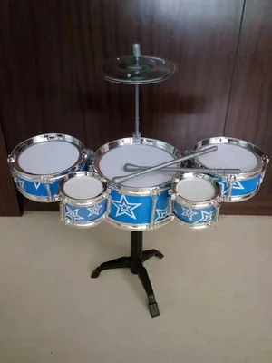 
New product kids play toys hand drum musical instrument kids tambourine jazz drum set toy 