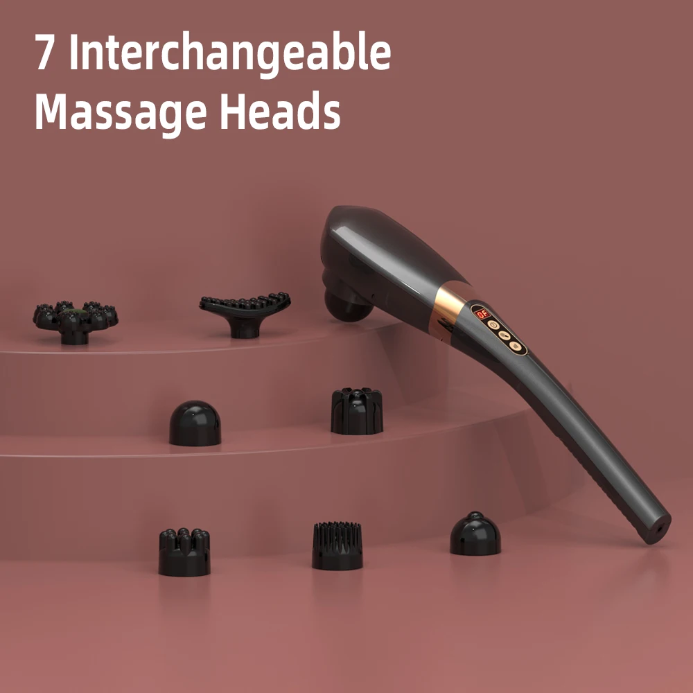 
Ekang PL-617 NEW rechargeable Cordless Portable Handheld Body Vibration Massager Hammer 