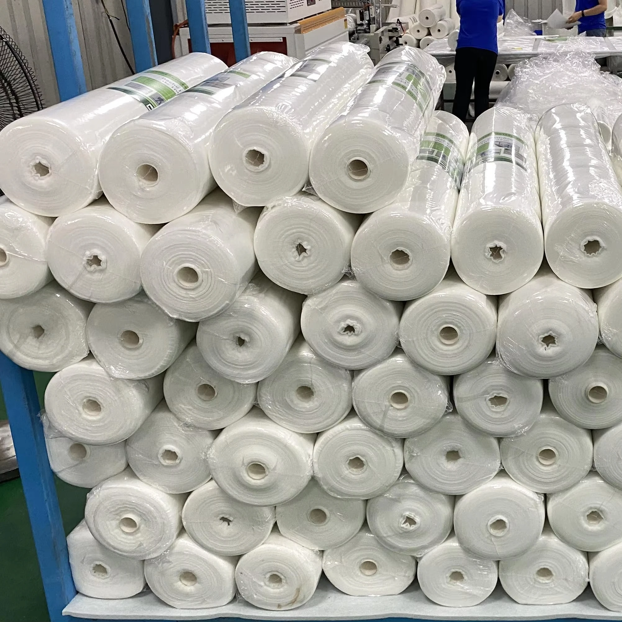 Wholesale construction temporary protected covering flooring painter fleece high tack nonwoven fabric roll 1*25m