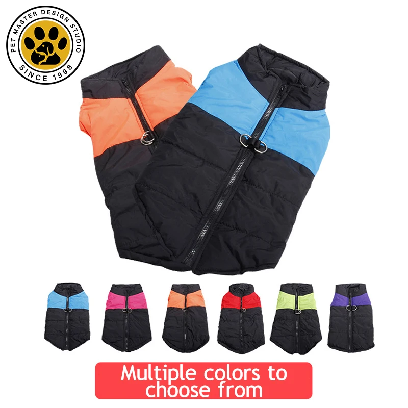 SinSky Hot Sale Wholesale Dog Warm Vest Non Sticky Thickened Windproof Pet Clothing Dog Waterproof Coat
