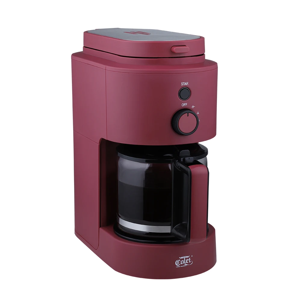 5 Colors Choices  Bean to cup New Arrived Small Size  Brew Drip Coffee Maker Machine