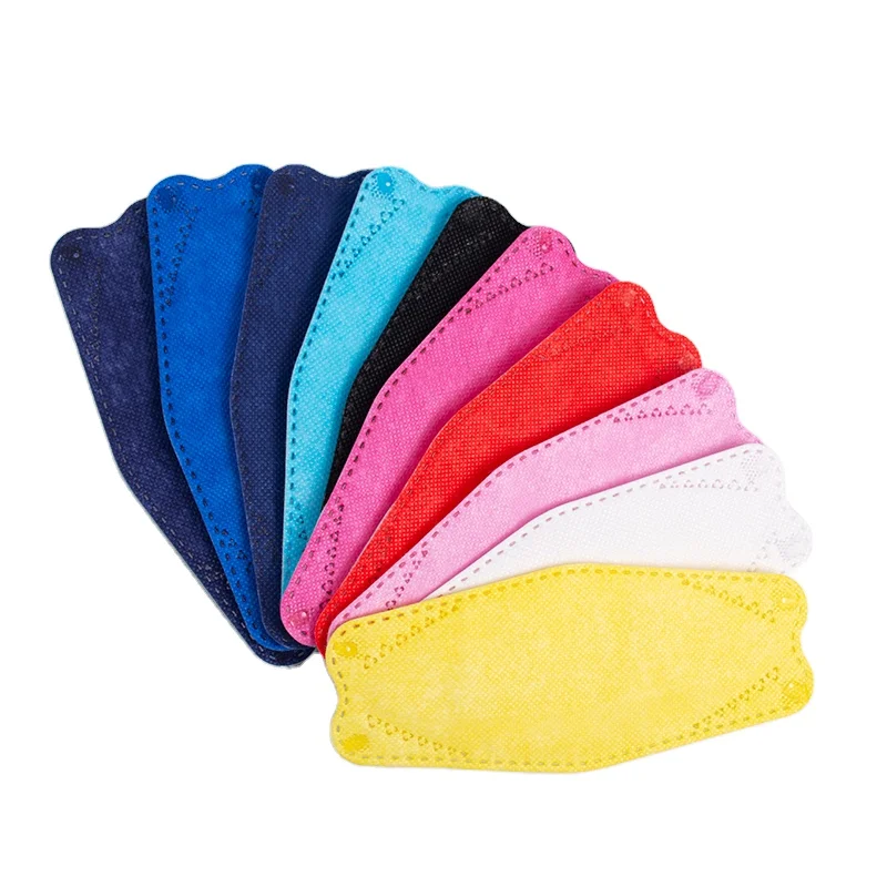 Fish Shaped Mask Adult Child Face Masks 3-Layer Willow-Shaped Protective KF 94 KF94