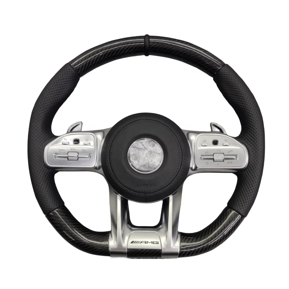 Custom Carbon Fiber Steering Wheel for Mercedes benz AMG G63 C63 S63 E63 Mercedes Benz Steering Wheel