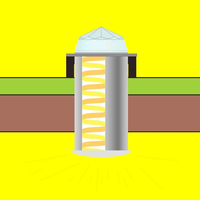 Metal roof using energy-efficient Tube Skylight, no power consumption sun tube skylights