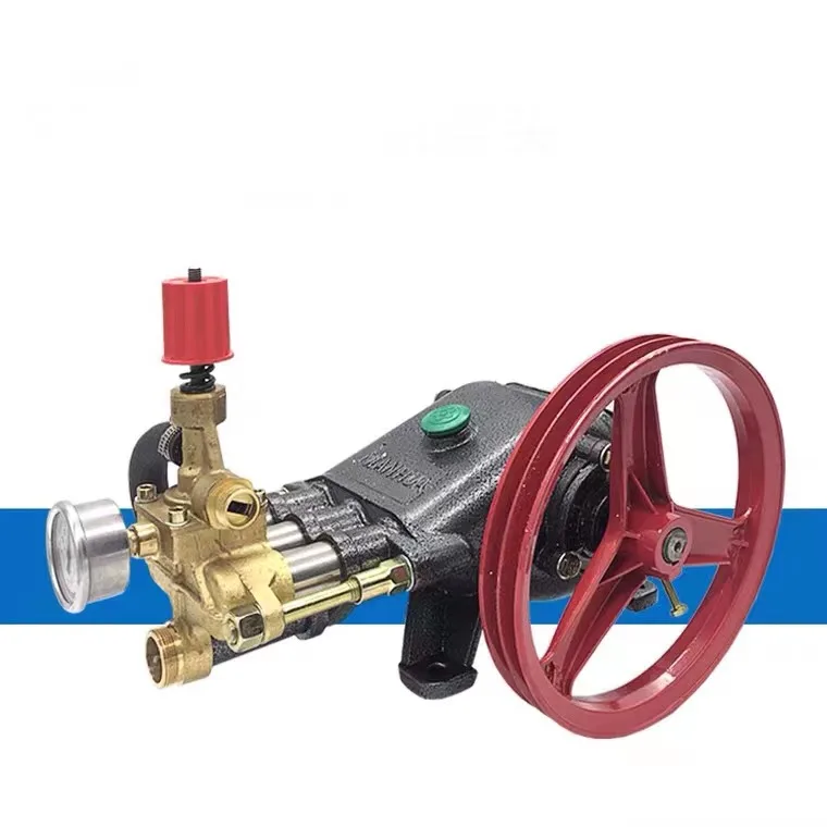 580 type three cylinder piston pump high pressure cleaner pump head assembly