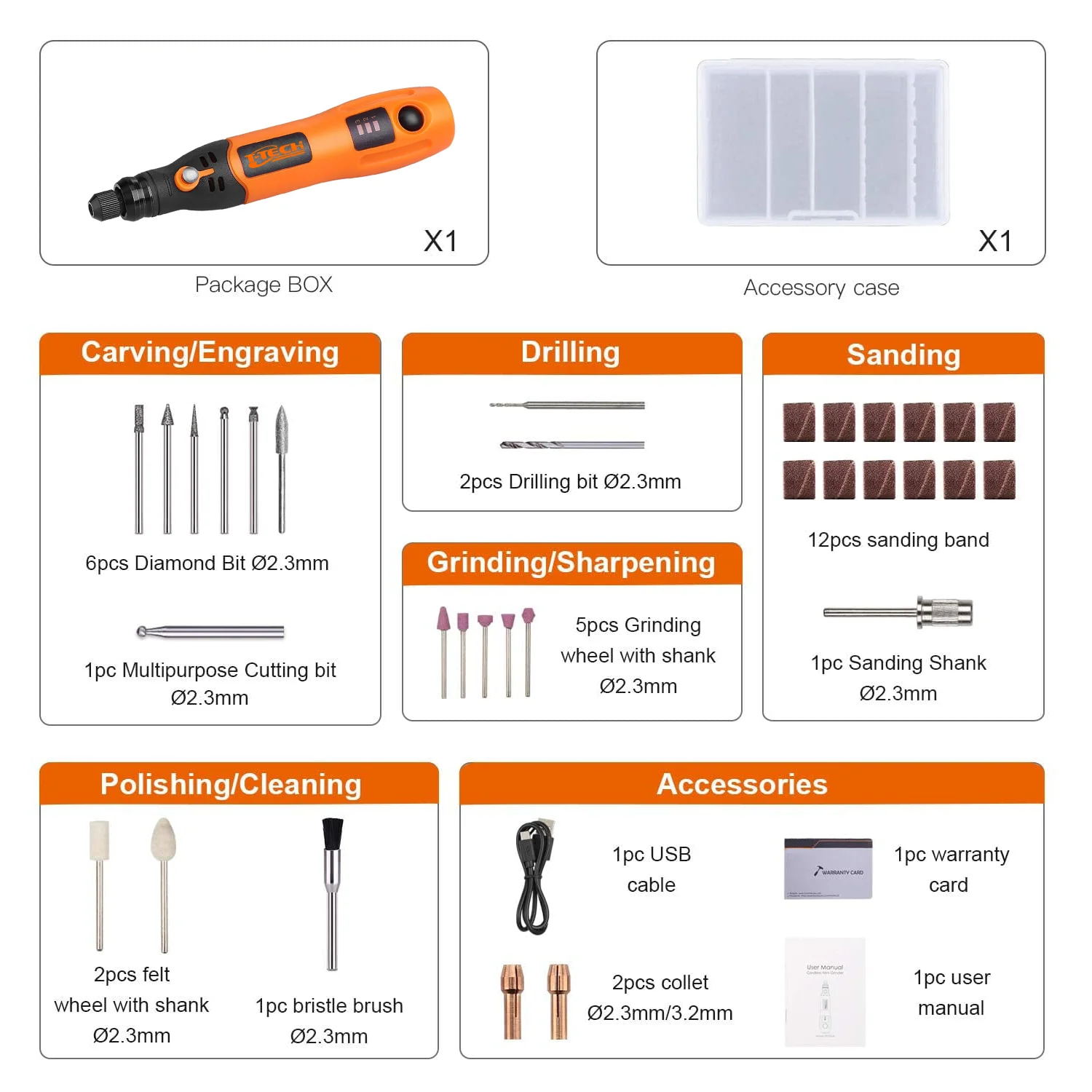 Customized Multi-Purpose 3.7V mini grinder cordless Li-ion USB Charging Art DIY rotary tool For Home