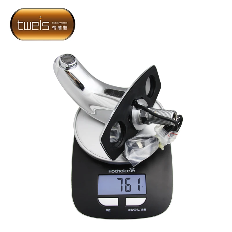 New Design CE Delay Time Tap cold and hot deck mounted Infrared Sensor Water Tap In Basin Faucets