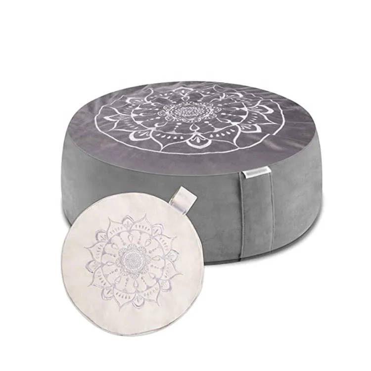 Meditation Cushion Premium Yoga Pillow for Women and Men, Yoga Cushion, Factory Customized Buckwheat Cushion