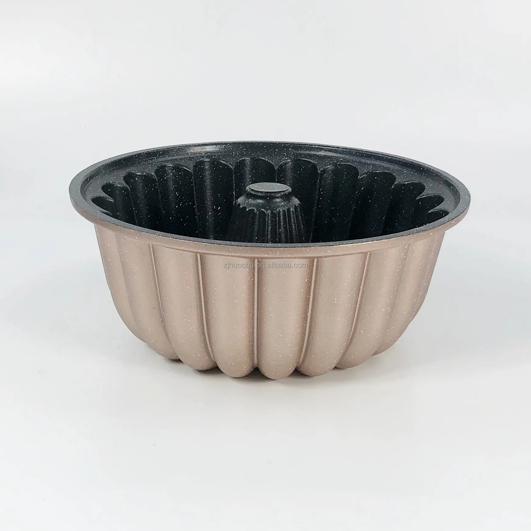 Die cast aluminum  bundt baking pan bakeware shaped cake mould with nonstick coating