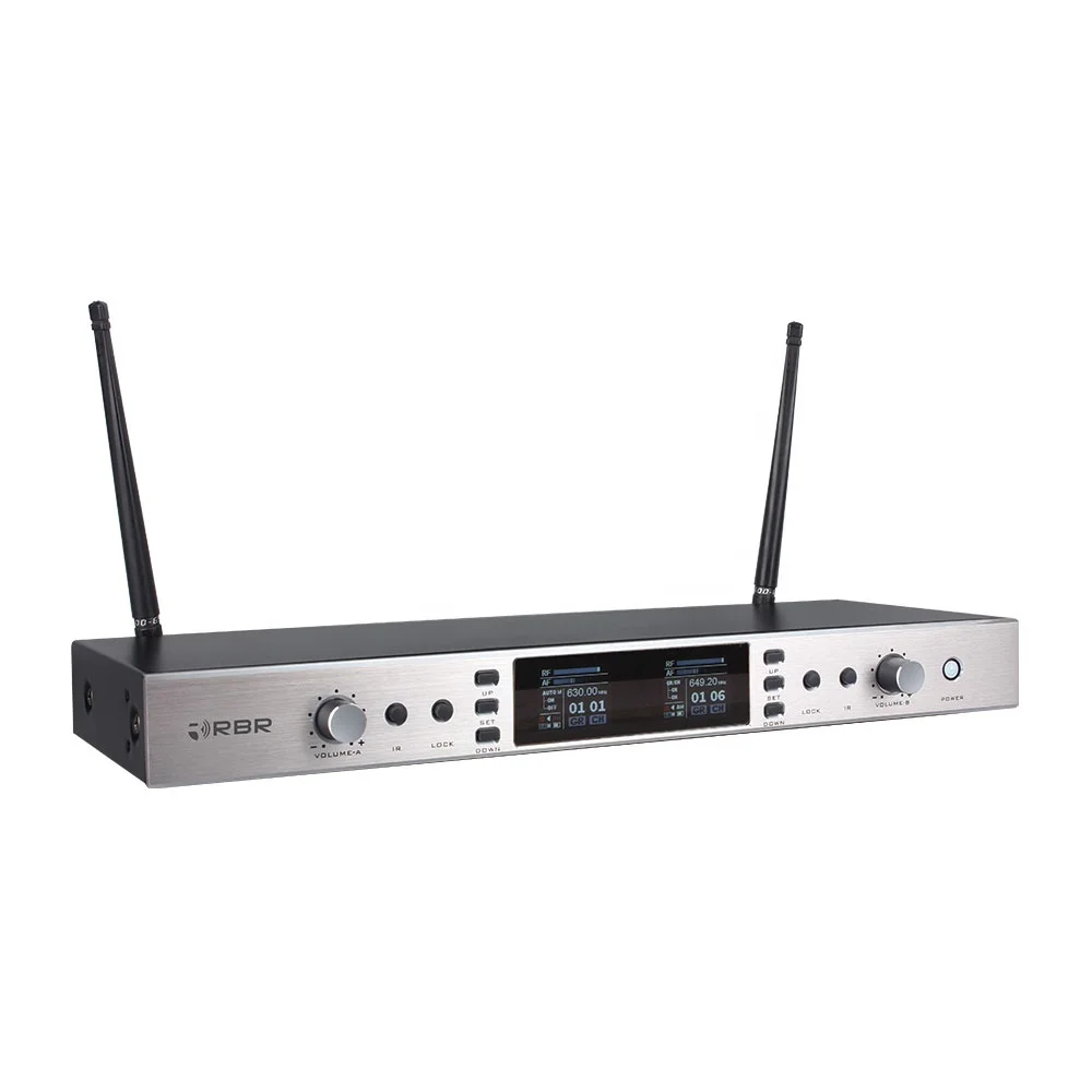 2020 style bm722k silver colour home KTV uhf wireless mic