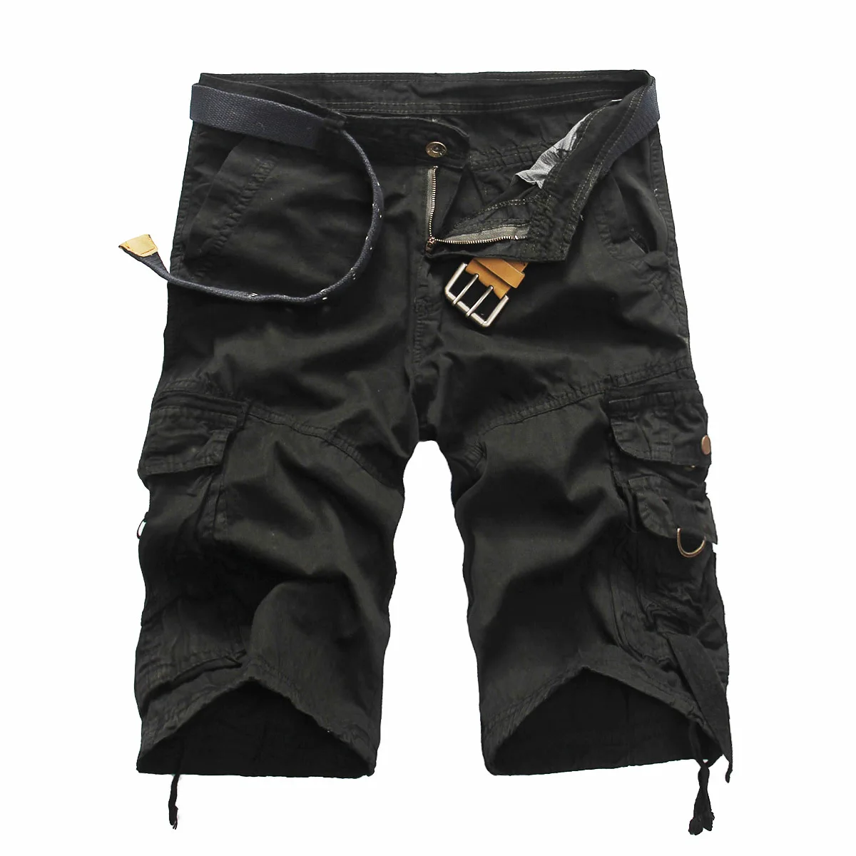 Men south Korean style cotton camouflage relaxed cargo shorts with wholesale price