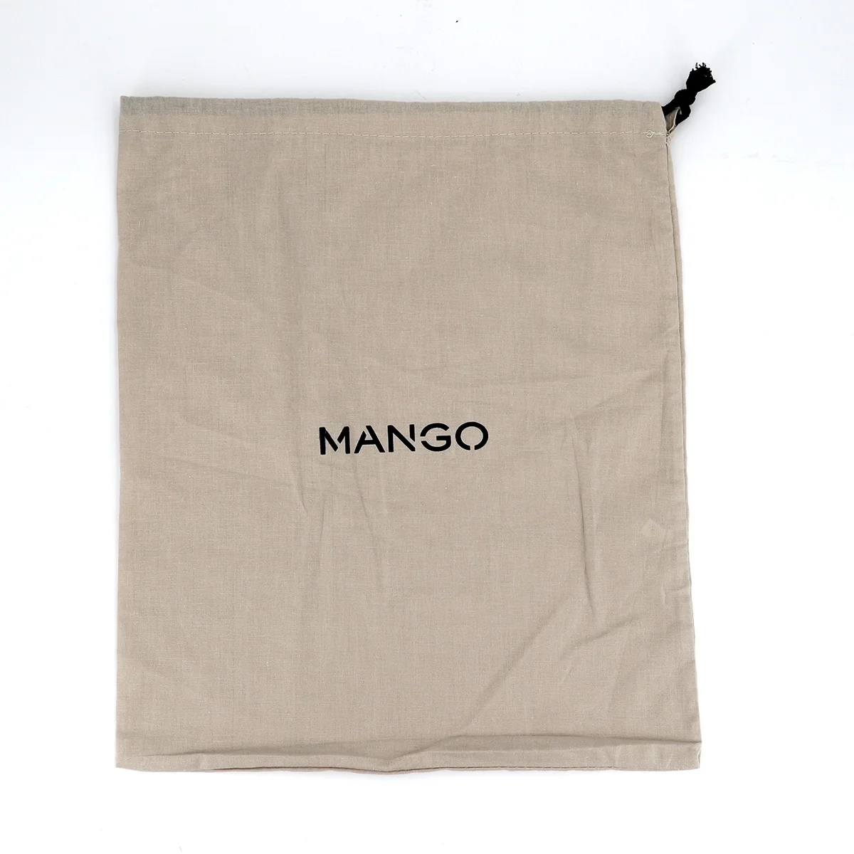 Customized cotton fabric storage bag printed logo small drawstring bag shoes packaging dust bag for promotional