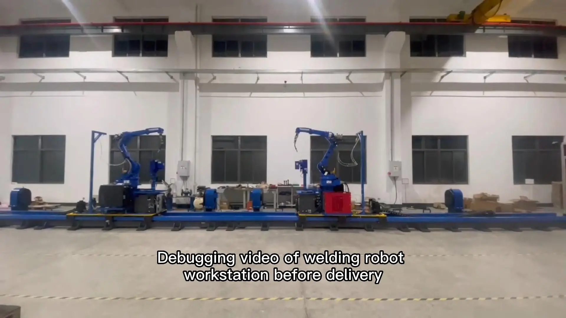 welding robot workstation
