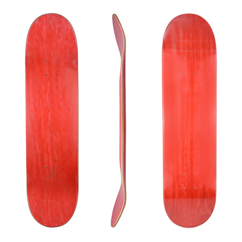 manufacture Professional 8 inch Blank plain Skate Board Deck with Laser Etching logo