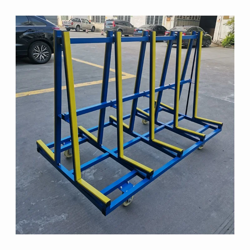 L2000MM A frame foldable cheap folding warehouse glass transportation rack