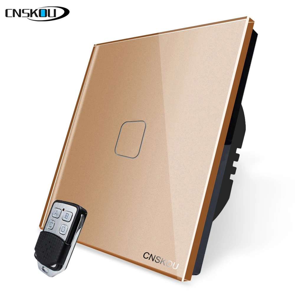 Cnskou EU Standard RF Wireless Remote Control Smart Home Appliances Fan Speed Regulation Switch