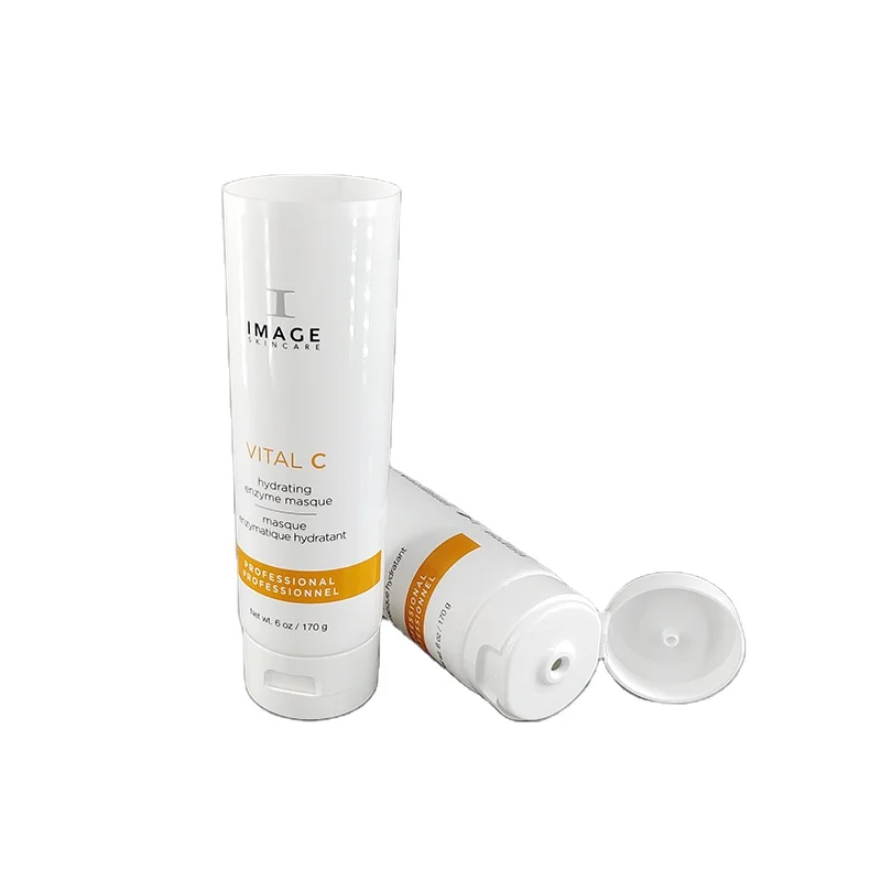 Screw Flip Top Cosmetic Plastic Squeeze Tube Packaging Lotion Cosmetic Bottle Soft Tube for Shampoo