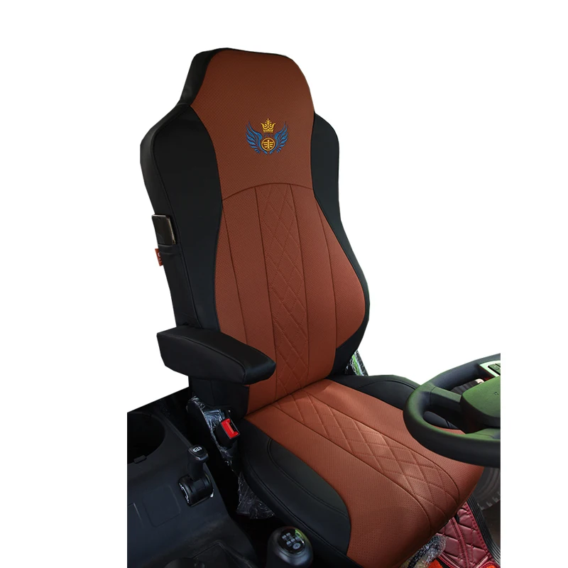 Wholesale luxury leather car seat covers suitable for waterproof protective covers of large trucks and construction vehicles