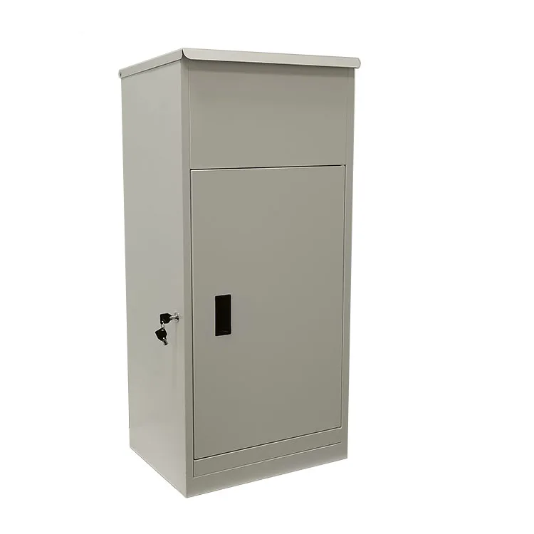 Custom Made American Stylish Outdoor Antirust Inbuilt Mailbox Parcel Delivery Drop Box Parcel Box