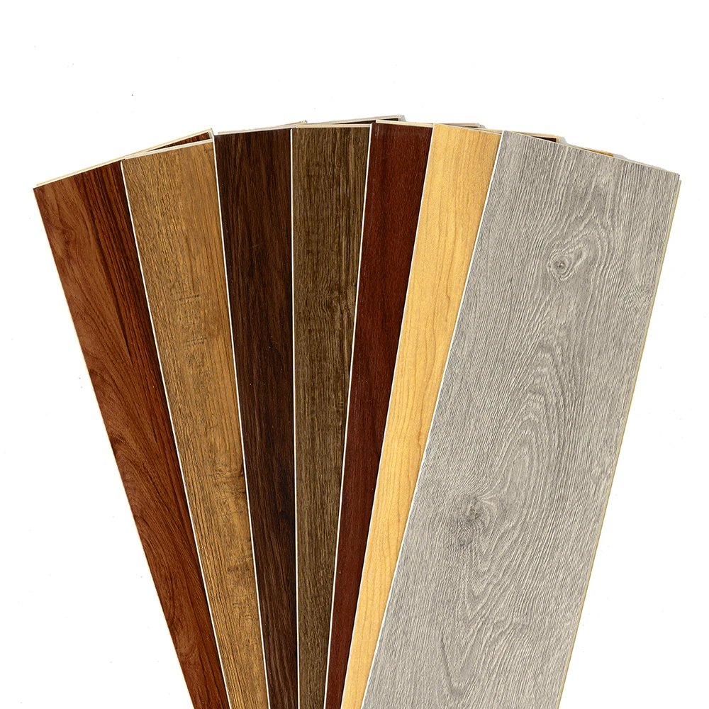 2021 China wood pattern 20 container scratch solution for plank vinyl flooring spc flooring 4mm lvp flooring Click