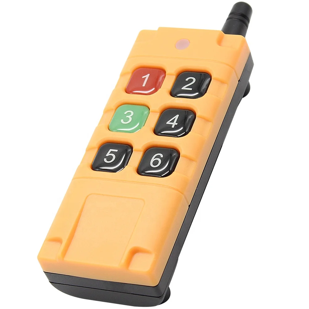433 MHz 315MHz RF 9V 1-8 Button learning /Fixed Code Industrial Wireless Remote Control for Vent Valve Drone Crane Vacuum Pump