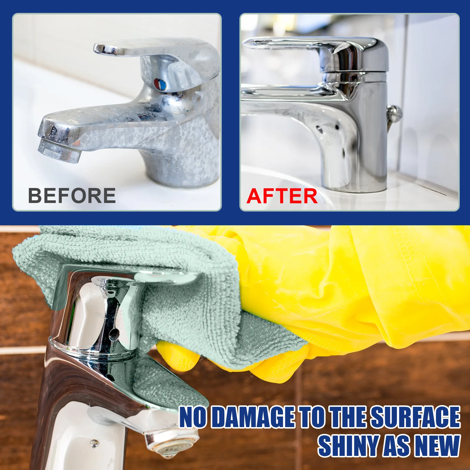 OEM Bathroom Cleaner Spray Stubborn Stain Cleaner Descale Wash Basin Limescale Clean Rust Removal Toilet Descaling Agent