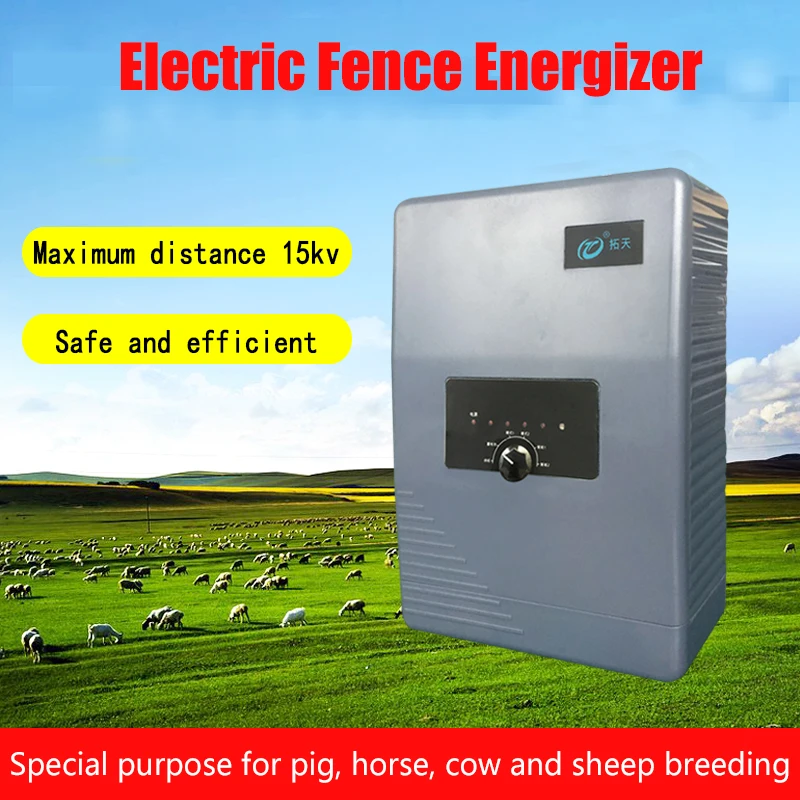 
Electric Fence Farm Solar Electric Fence System Bull Horse Sheep Ranch Dedicated 