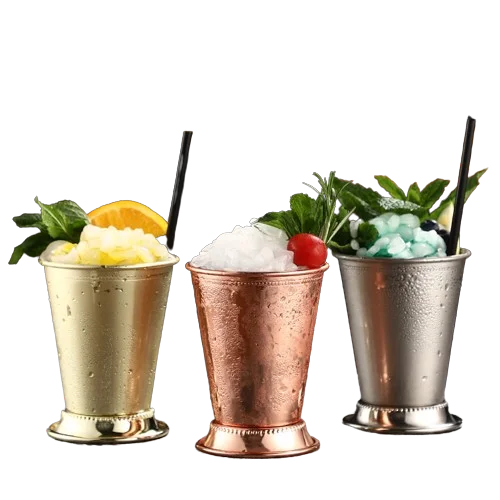 Silver Gold Copper Customized Bar Accessories Top Selling Solid 100% Pure Copper Mint Julep Cup