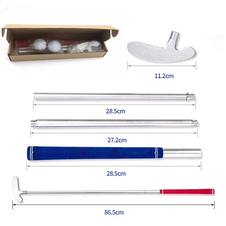 Wholesale High Quality Cnc Milled Plating Two Side Kids Mini Golf Putter