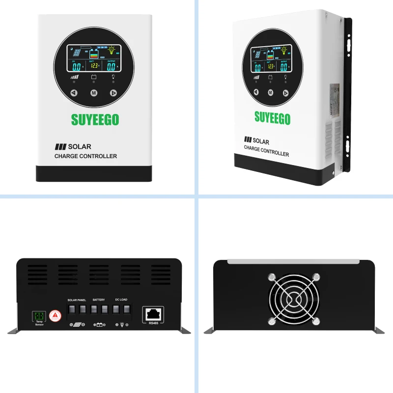 SUYEEGO 12v 24v 48v 30A 40A 60A 80A 100A 120A Lifep04 Sealed Gel AGM Lithium Battery DC solar street light charge controller