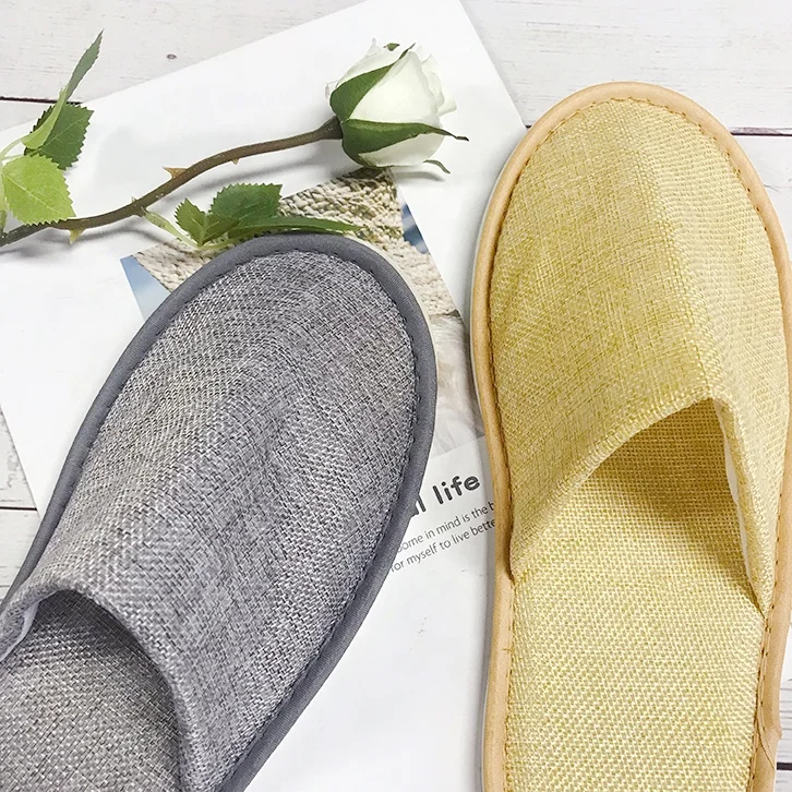 China wholesale open toe hotel indoor guest bath slippers disposable