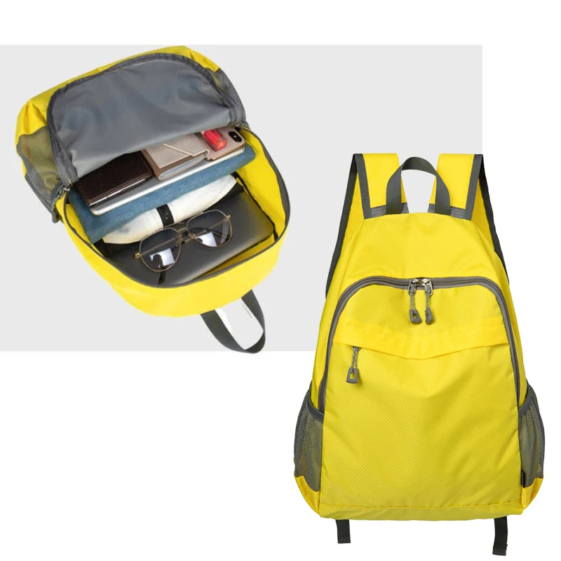 Wholesale Durable Foldable Super Light Nylon Travel Sports Mommy Backpack bags For Camping Hiking Outdoor Gym Men Women Kids