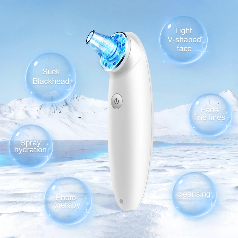 Facial Pore Deep Cleansing Device Nose Vacuum Blackhead Removal Whitehead Acne Remover Cleaner