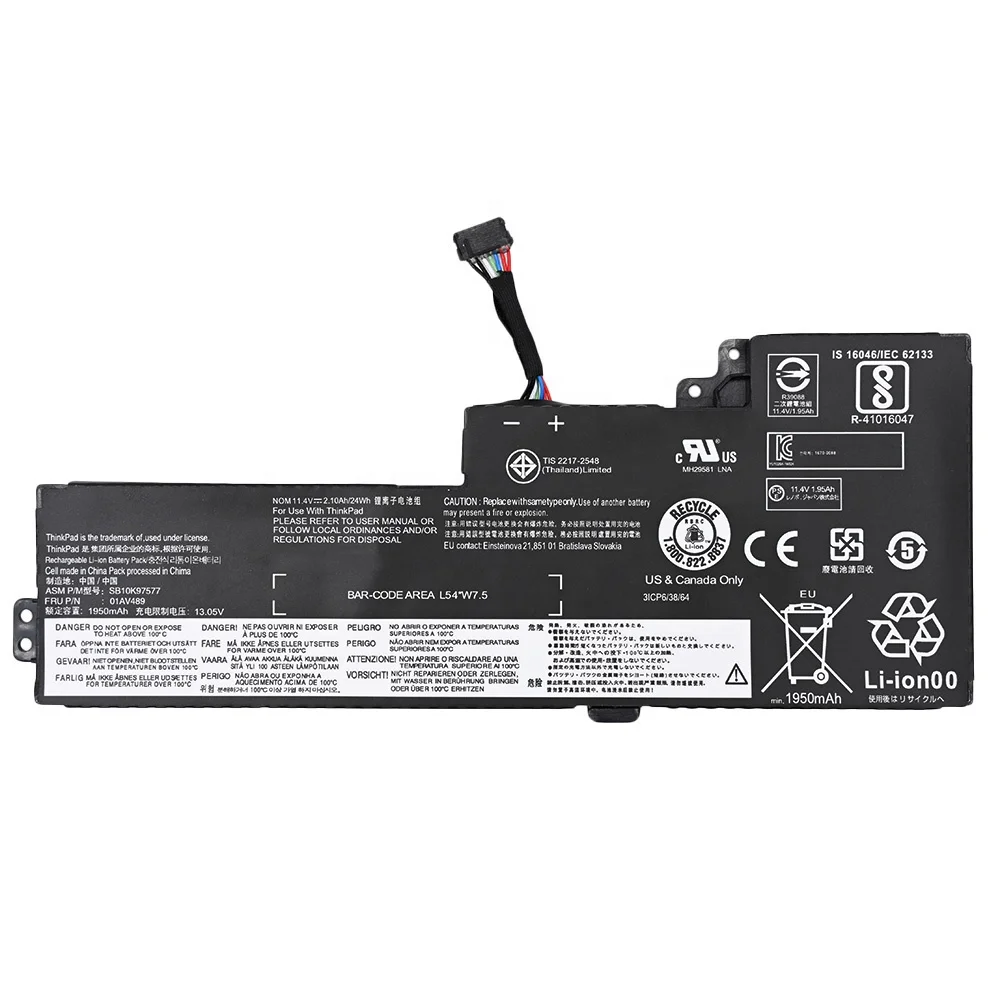 Factory Price Laptop Battery01av489  01av419 01av420 01av421 For Lenovo Thinkpad T470 T480 A475 A485