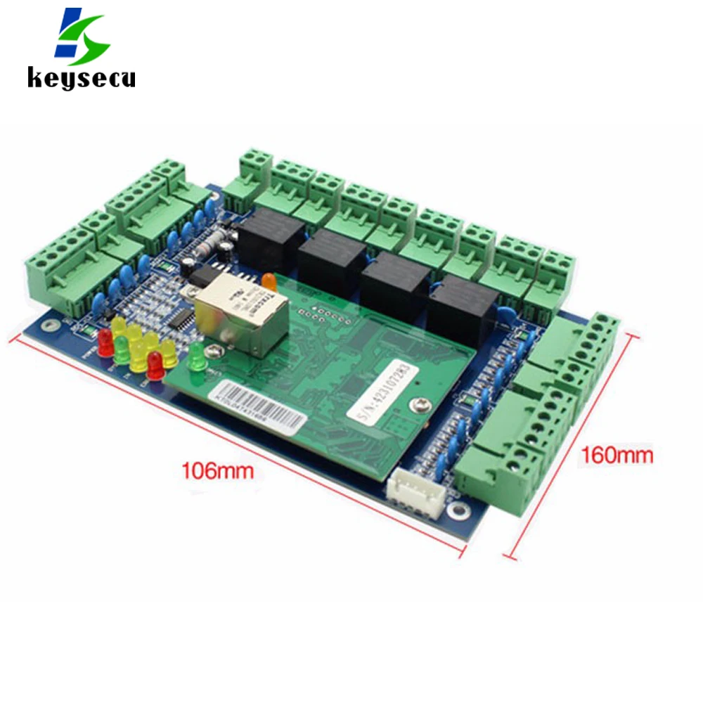Бесплатное программное обеспечение TCP/IP Мульти двери 4-дверный шкаф для мониторинга в реальном времени Wiegand управление rfid-карт доступа панель доска безопасности для строительства