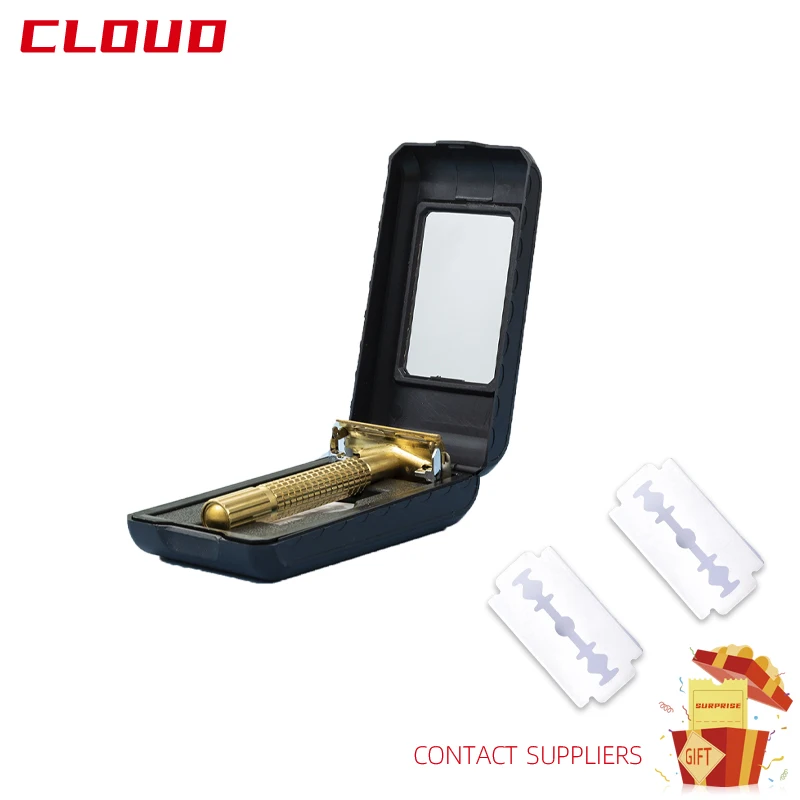 High Quality Razor Set Metal Razor Handle Reusable Double Edge Safety Razor