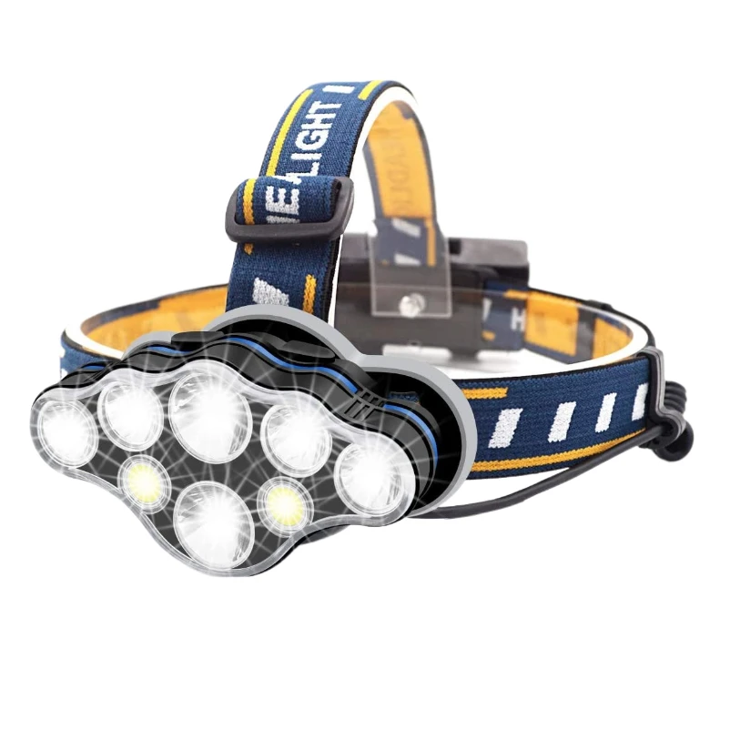 Head Torch 18000 Lumen Super Bright Waterproof Usb Rechargeable Headlight Led Headlamp for Outdoor