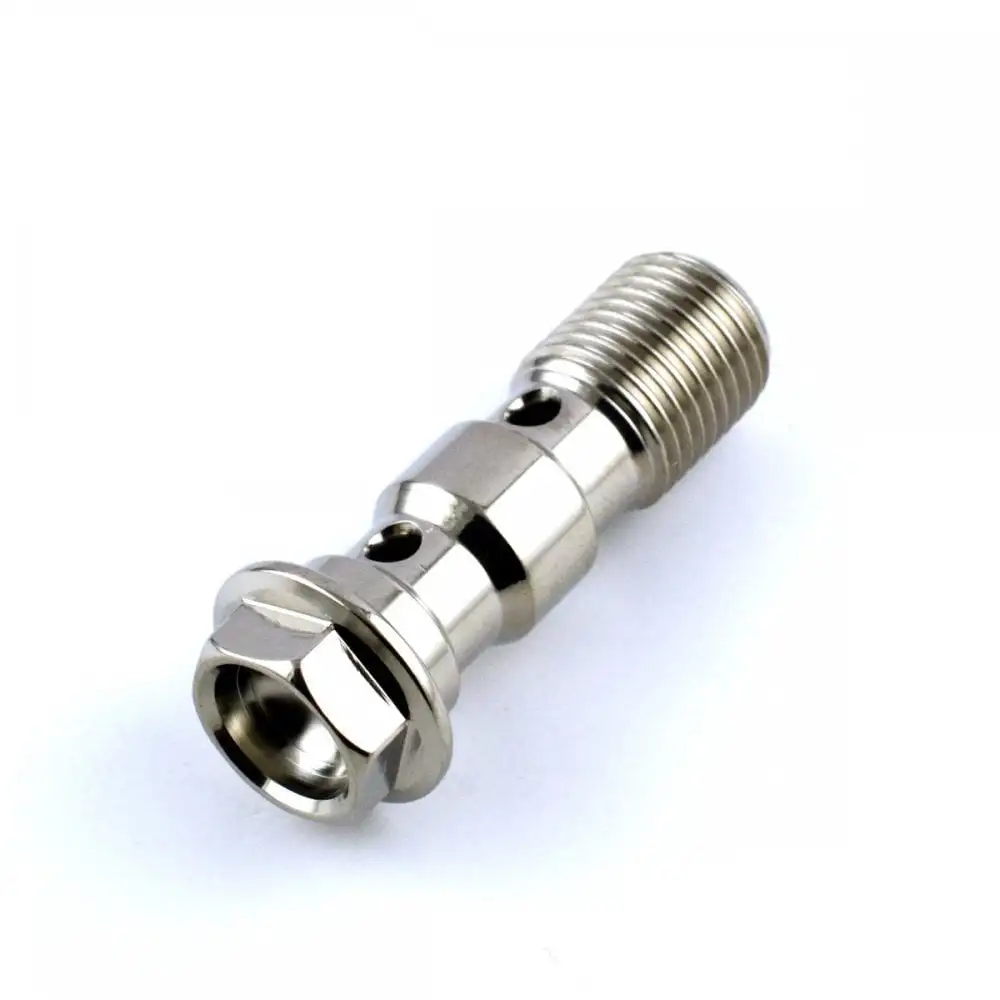 Factory Supply Gr5 Titanium Banjo Bolts Double