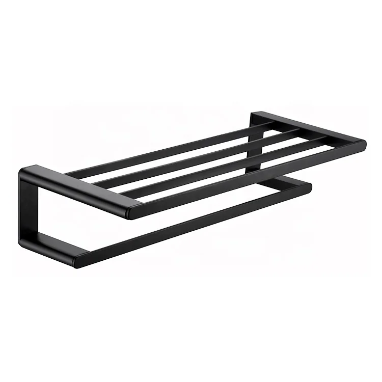 Matt Black Stainless Steel 304  Bathroom Accessories Set Tower Bar SUS 304 Toothbrush Holder Paper Holder