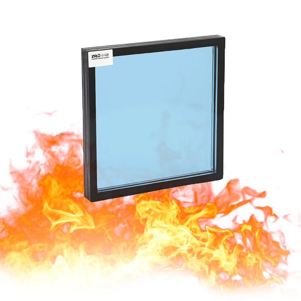 nano silicon composite multilayer laminated fireproof glass rated 60 90 120 minutes high borosilicate